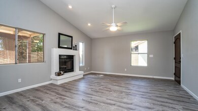 Greatroom with fireplace