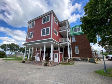 Rear of building