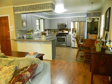 #5 - Open kitchen, living, dining area