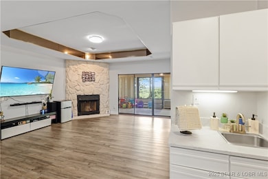 Kitchen living room entrance views