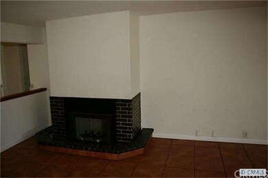 Cozy gas fireplace