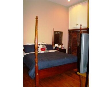 Bedroom. The guest bedroom is very large, with cus