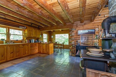 A view looking towards the dining space.
