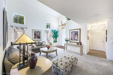 Formal Vaulted Living with Vaulted Foyer