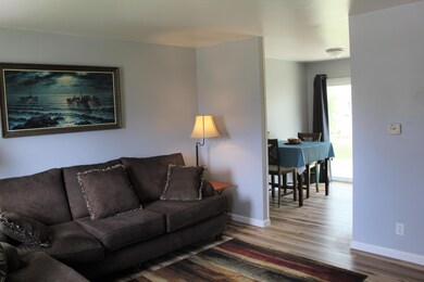 living room from front door