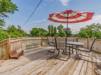 Custom built deck. Beautiful