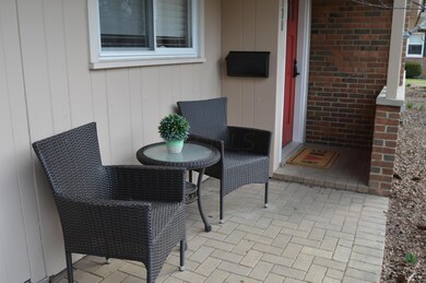 Front patio & covered porch