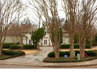 Beautiful landscaping and mature trees