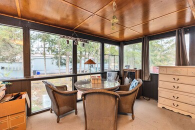 Screen porch off of kitchen