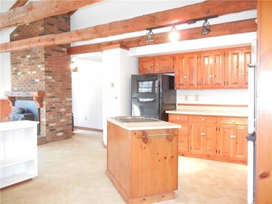 Open kitchen.