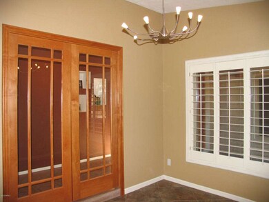 office/den with pocket doors