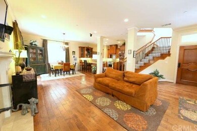 View from living room of the large and open floor 