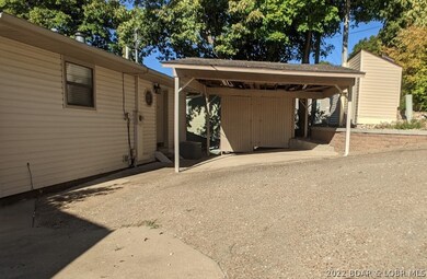 parking at the entry door, storage area