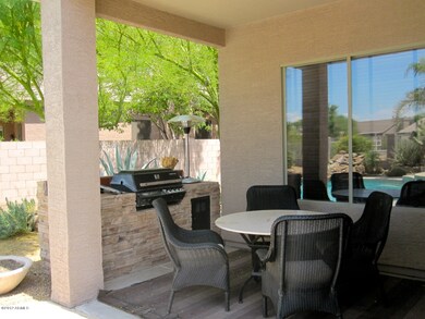 built-in BB-Q & covered patio
