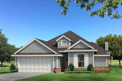 View of front of property with a front yard