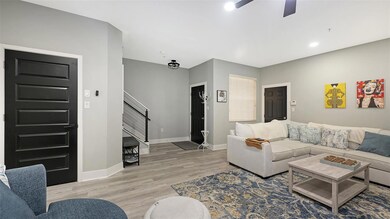 Door to left is downstairs half bath room.