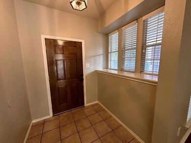 View of tiled entryway