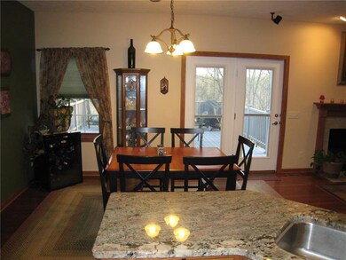Open Concept view of dining room