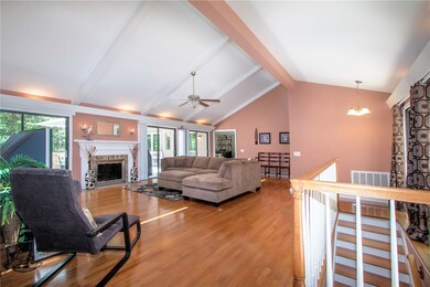 Vaulted Ceiling Living Area