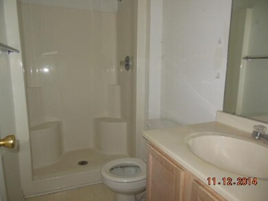 Master bath is private
