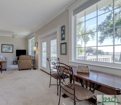 Enclosed sunroom.