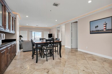 Large Dining/breakfast area with open water views.
