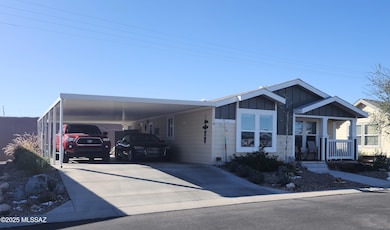 2 car attached carport