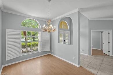 Unfurnished dining area with tile patterned floori