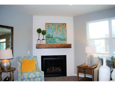 This beautiful corner fireplace with floor to ceil