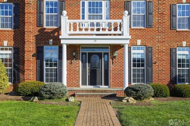 Enter the home through a beautiful leaded glass fr