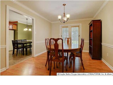 Formal Dining (could be a den or office) with wood