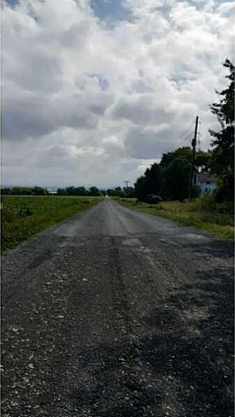 View. View - Looking East down Halls Corners Rd