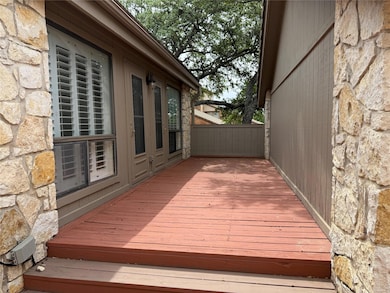 View of deck