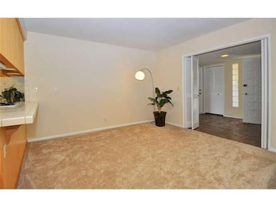 Family room off of kitchen and entry