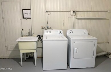 Laundry & storage room