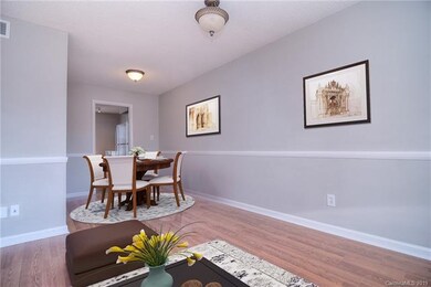 Dining room virtually staged for example of furnit
