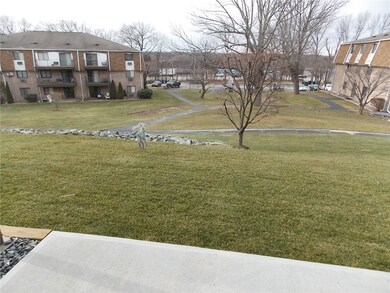 View from the patio and living room of the unit.