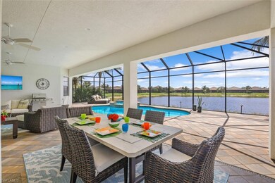 Huge extended lakefront lanai