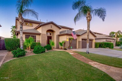 Grass front yard