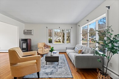 Walking into a naturally lit living room!