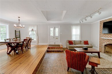 Old fashioned beautiful hardwood floors are throug