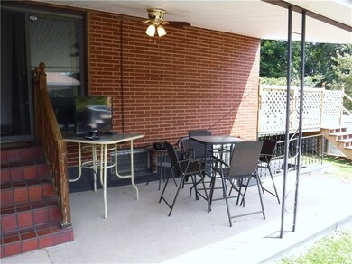 Covered Side Porch is great for entertaining or re