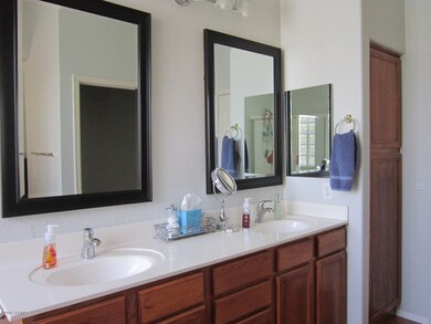 Master bath double vanity