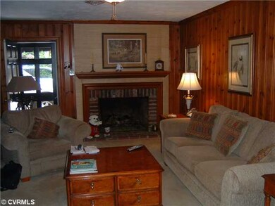 Den/Family/Great Room - Family room with brick gas