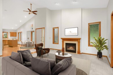 Great main level space for entertaining inside or out (virtually staged)