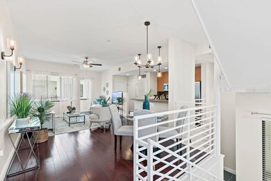 Second floor main living: dining, kitchen living r