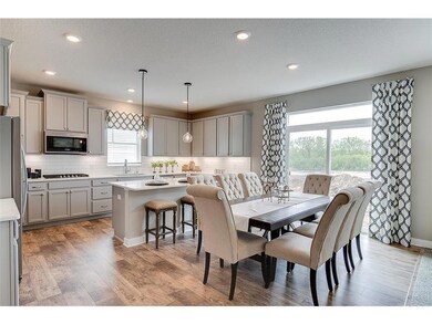 An abundance of natural light fills the main level