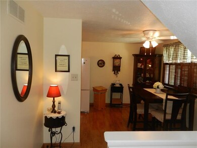 Large eat in area of the kitchen.