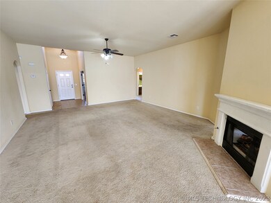 Great Room with 2-sided fireplace