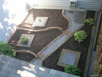 View of the little private courtyard that is hidde